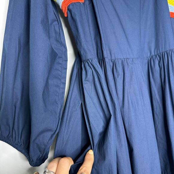 Corey Lynn Calter Ophellia Mini Dress in Sea Blue Size Large - Picture 5 of 10